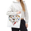 Bird Lovers Tote Bag - Colorful Heart Design for Nature Enthusiasts