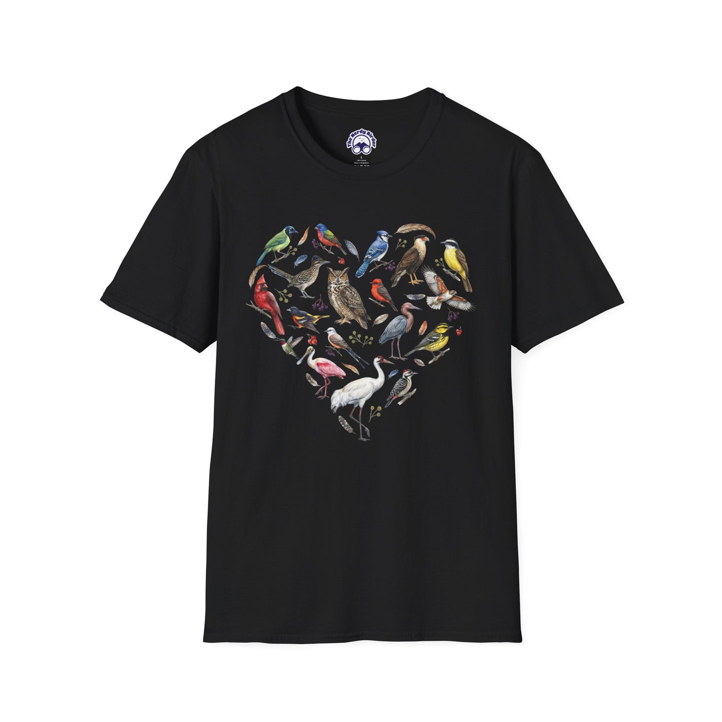 Heart of Texas Birds T-Shirt for Bird Lovers & Birdwatchers