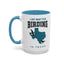 I Just Want to Go Birding in Texas Vibrant Accent Coffee Mug
