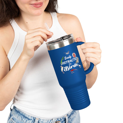Easily Distracted by Birds Insulated Travel Mug - 40oz Adventure Companion