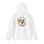 Hummingbird Rainbow Hoodie Back Design - Cozy Sweatshirt for Nature Lovers