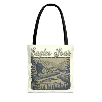 Eagles Soar Tote Bag - Nature Lover's Canvas Bag