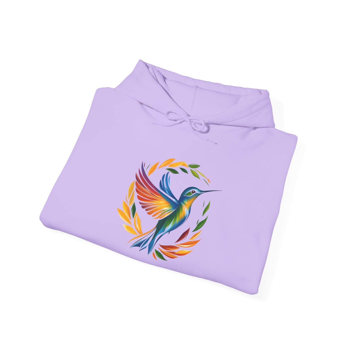 Hummingbird Rainbow Hoodie - Cozy Sweatshirt for Nature Lovers