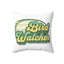 Bird Watcher Spun Polyester Square Pillow - Cozy Home Decor for Nature Lovers