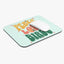 Peace Love Birds Mint Mouse Pad - Fun & Colorful Desk Accessory for Bird Lovers