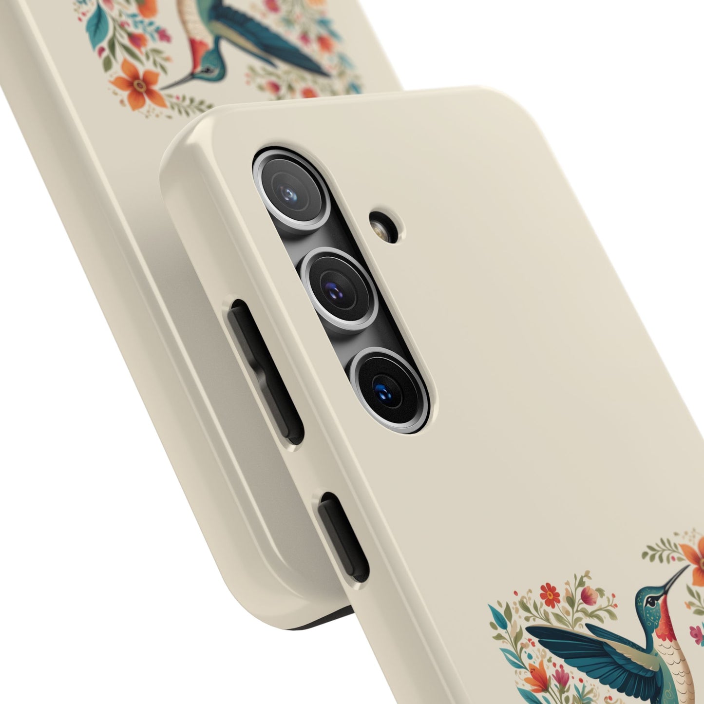 Hummingbird in Bloom Tough Phone Cases