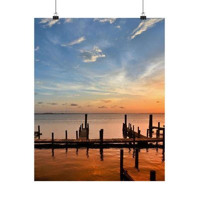 Serene Sunset Matte Vertical Poster - Perfect Wall Art for Home Decor