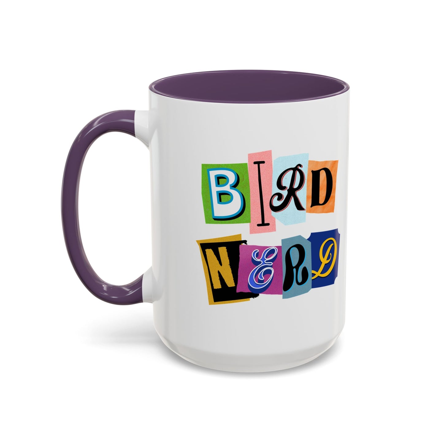 Bird Nerd Accent Coffee Mug - Fun & Quirky Gift for Bird Lovers