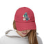The Nerdy Birder Blue Parrot Vintage Style Hat - Unisex Distressed Cap