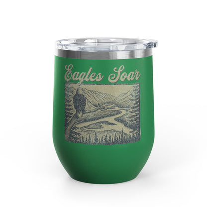 Eagles Soar Wine Tumbler, 12oz
