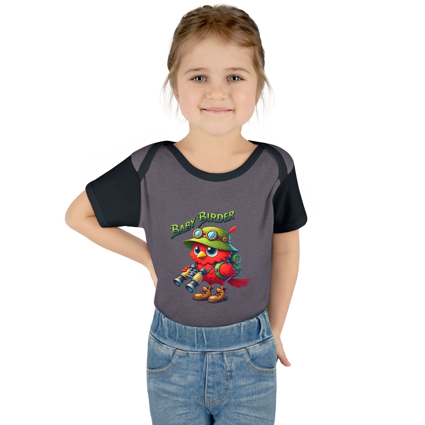 The Nerdy Birder - Baby Birder Infant Bodysuit, Cute Baby Clothes, Baby Shower Gift, Newborn Outfit, Baby Apparel, Gift for Bird Enthusiasts
