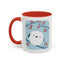 Cute Bird & Cherry Blossom Accent Coffee Mug - 11oz & 15oz