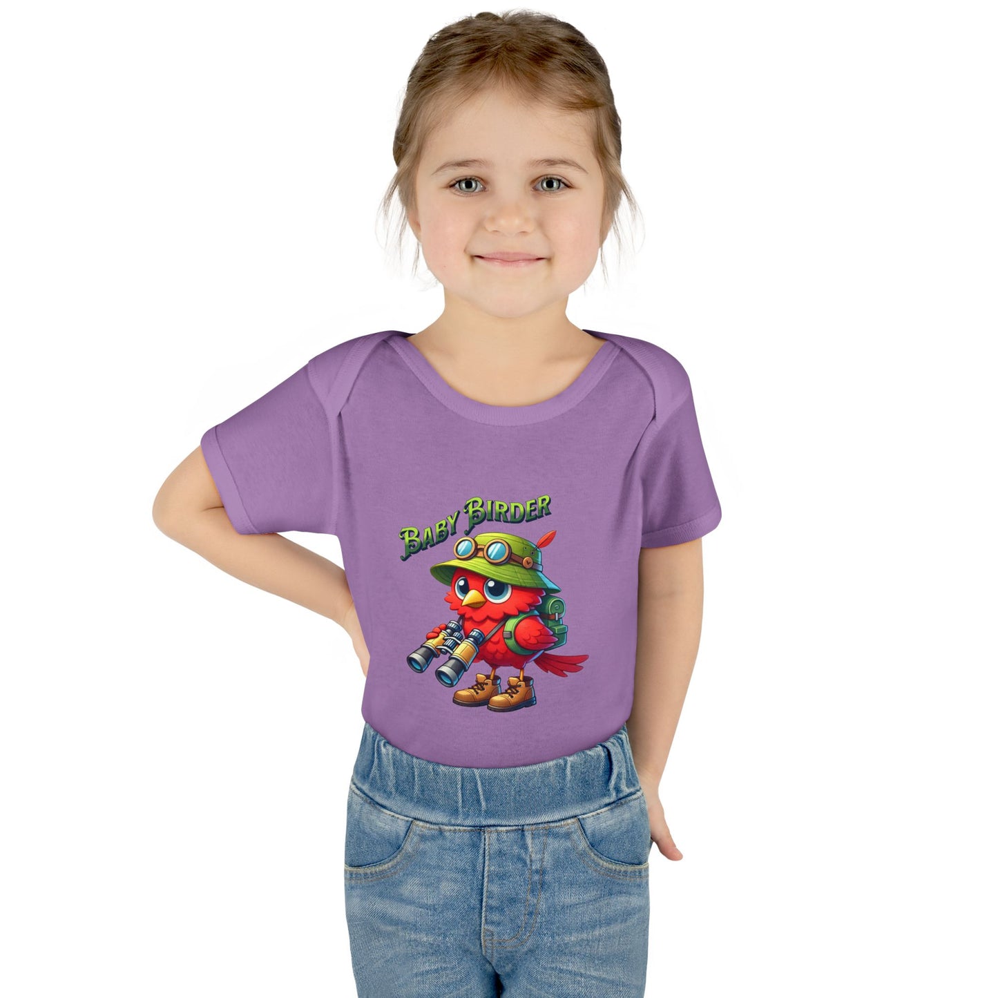 The Nerdy Birder - Baby Birder Infant Bodysuit, Cute Baby Clothes, Baby Shower Gift, Newborn Outfit, Baby Apparel, Gift for Bird Enthusiasts