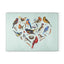 Bird Heart Glass Cutting Board