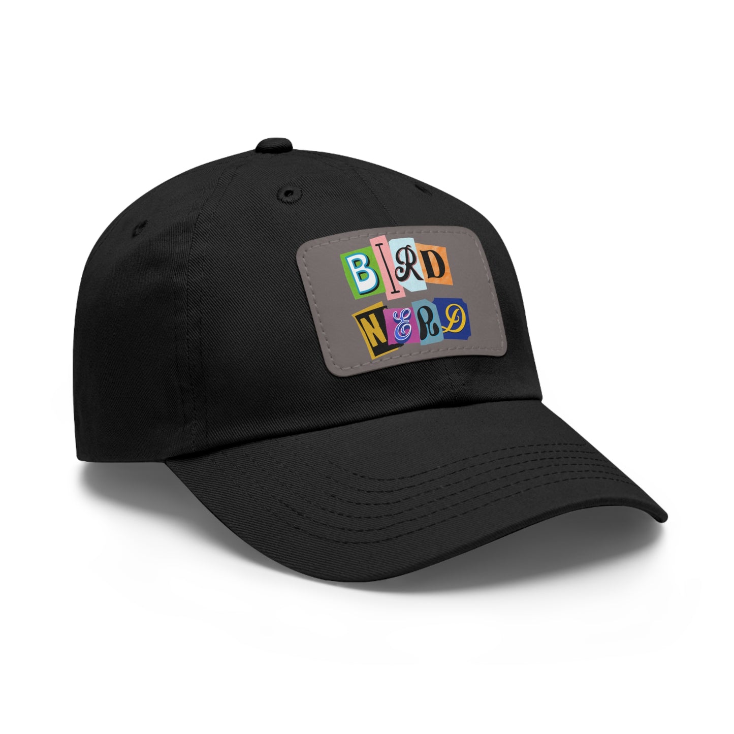 The Nerdy Birder - Bird Nerd Dad Hat with Leather Patch, Casual Cap for Bird Lovers, Unique Gift for Birdwatching, Outdoor Adventure Hat, Unisex
