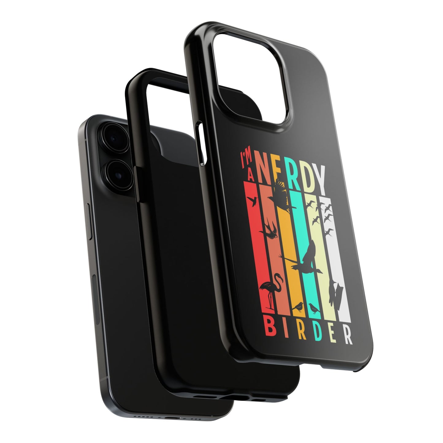 The Nerdy Birder - I'm A Nerdy Birder Phone Case, Nature Lover Gift, Eco-friendly Tough Phone Cover