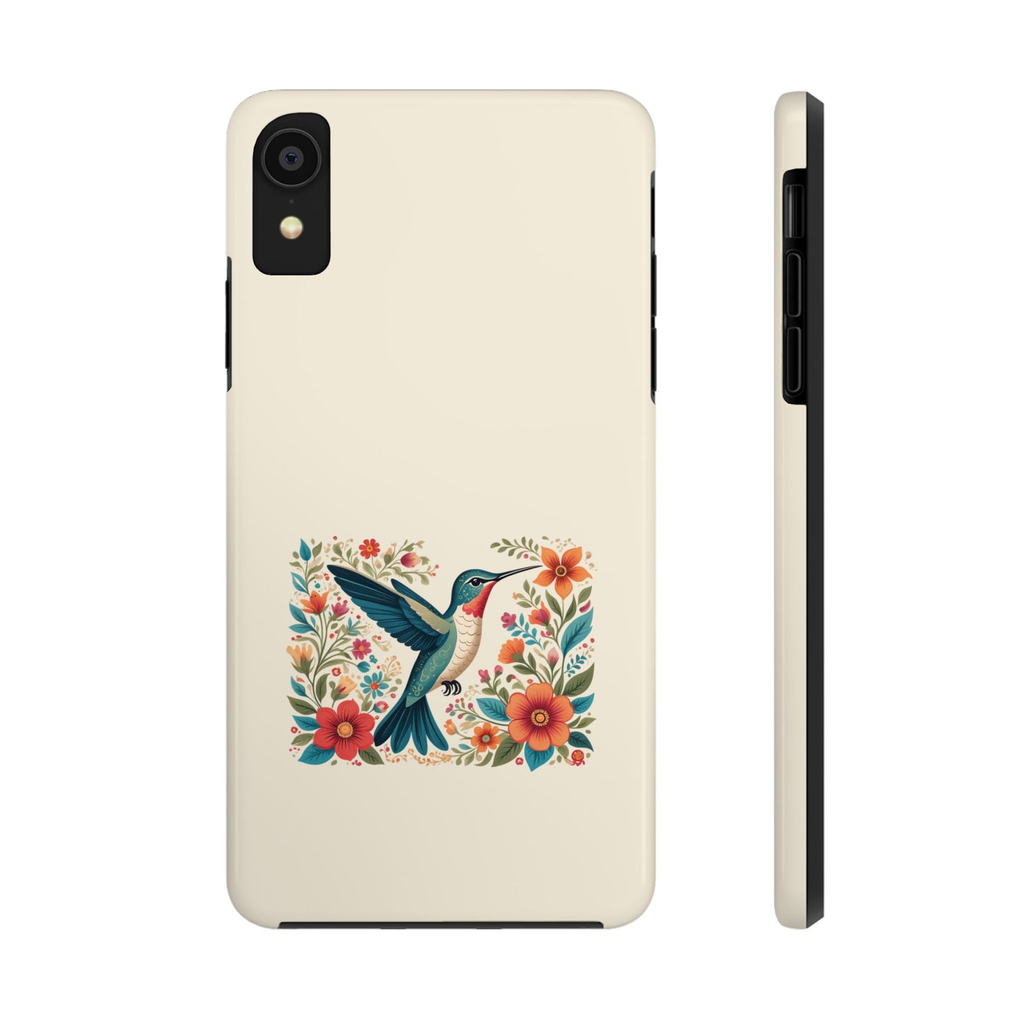 Hummingbird in Bloom Tough Phone Cases