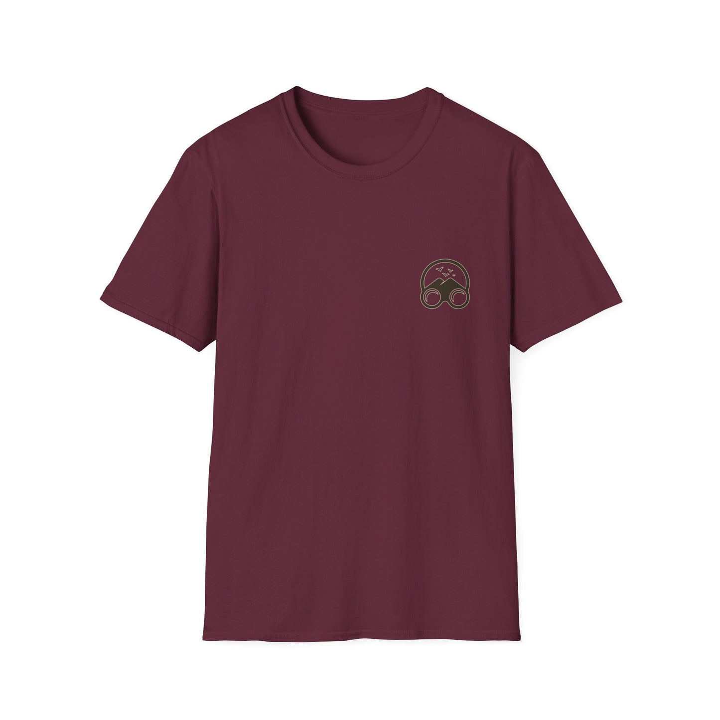 Texas Red-Tailed Hawk on the back of the T-Shirt