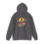 The Nerdy Birder - "Talk Birdy to Me" Back Design Unisex Hoodie - Cozy Sweatshirt for Nature Lovers