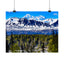 Majestic Mountain Matte Horizontal Poster - Scenic Nature Wall Art
