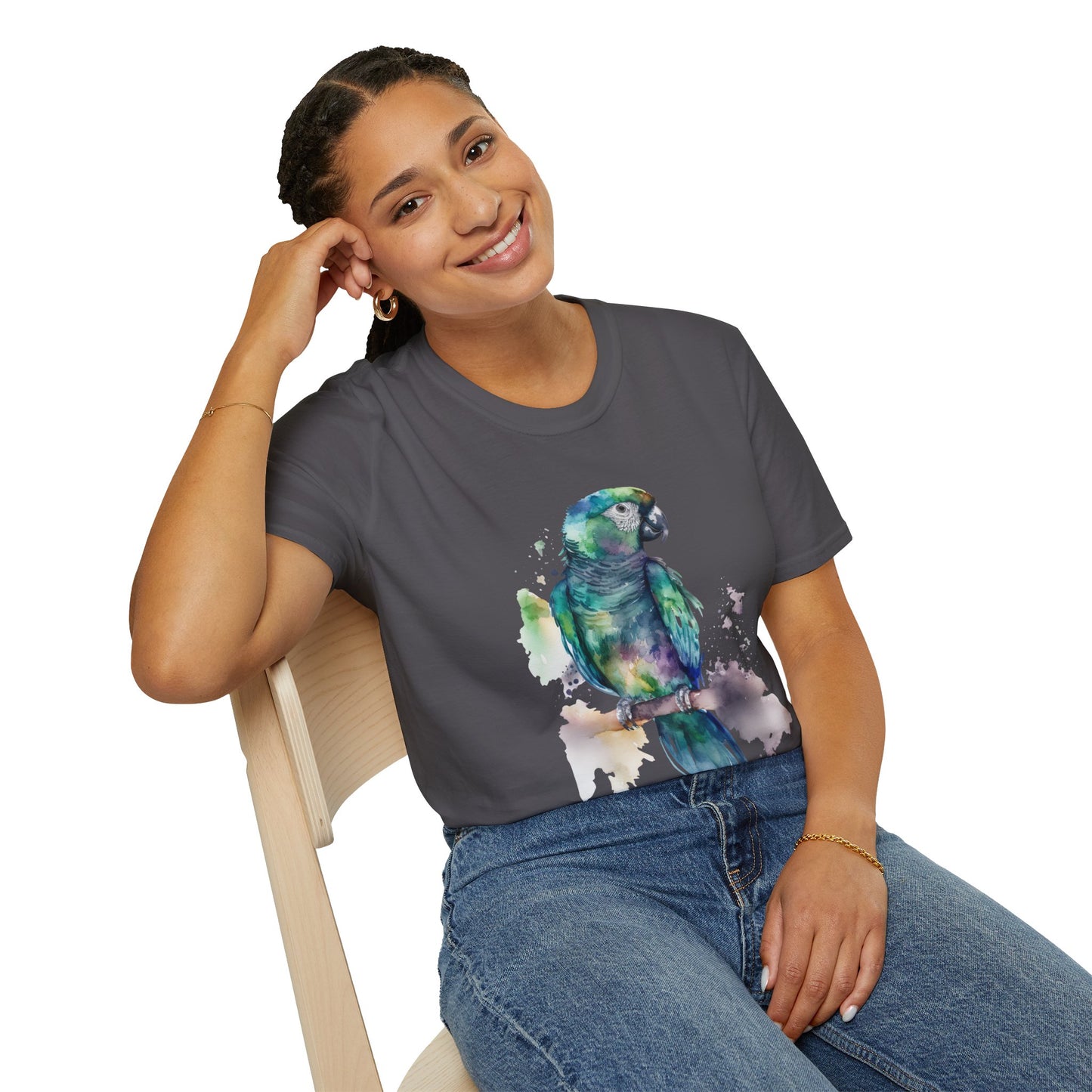 Elegant Parrot Unisex Softstyle T-Shirt