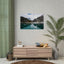 Scenic Mountain Reflection Rolled Poster | Tranquil Nature Wall Art