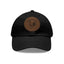 The Nerdy Birder - "Fluent in Fowl Language"  Dad Hat, Leather Patch Cap, Perfect Gift for Dads, Nature Lovers, Casual Style Cap, Summer Accessories