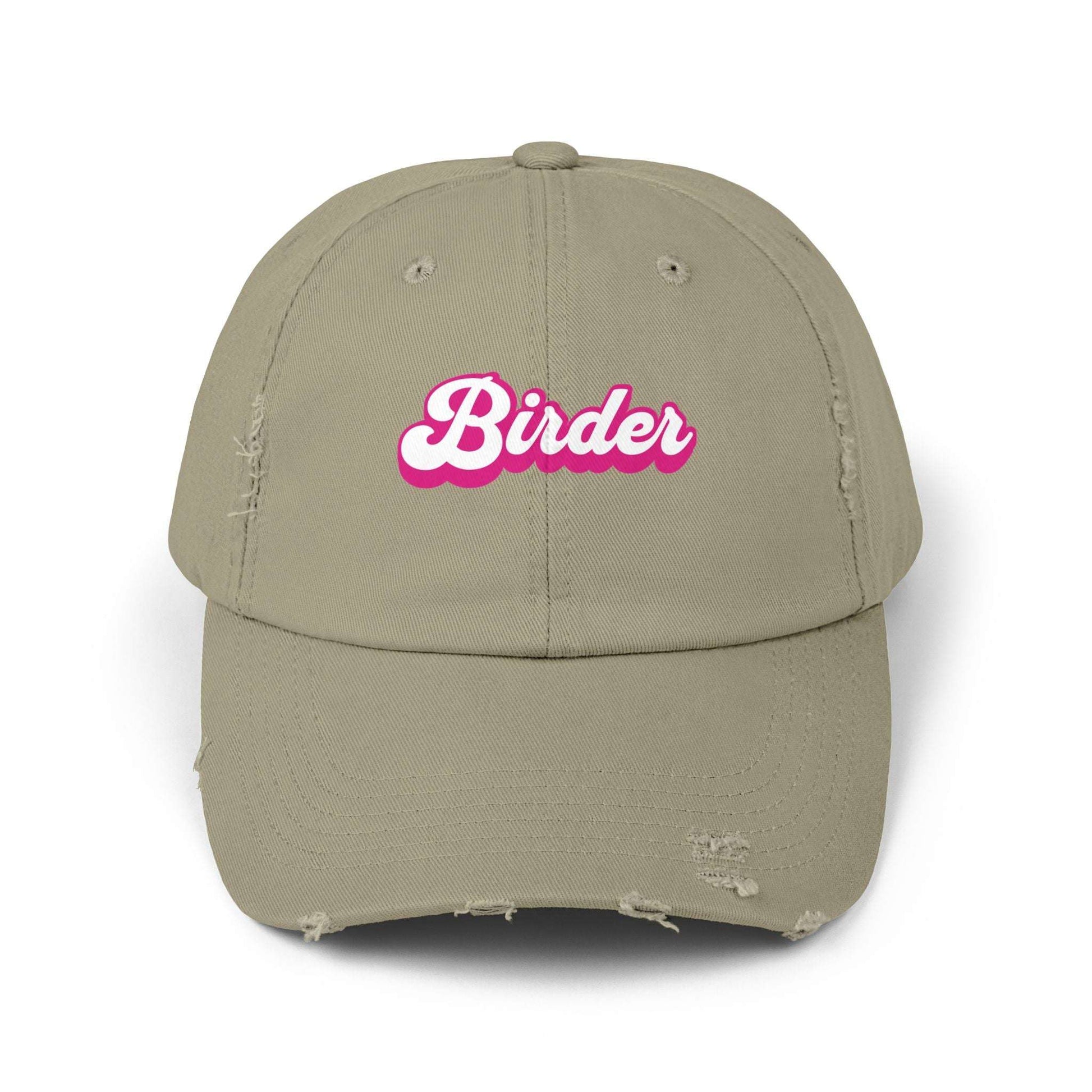 The Nerdy Birder Birder Vintage Style Hat - Unisex Distressed Cap