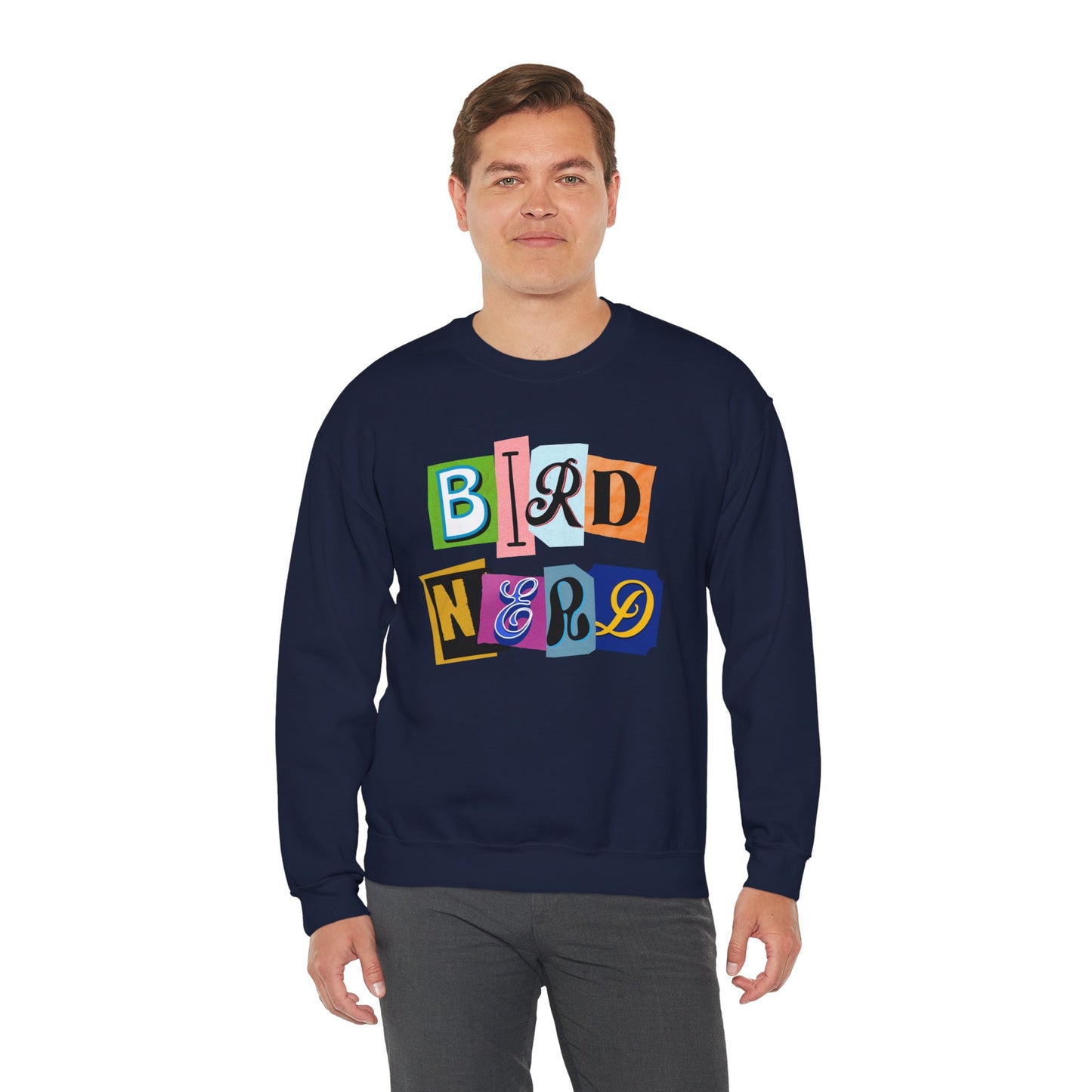 Bird Nerd Crewneck Sweatshirt - Fun Casual Wear for Bird Lovers