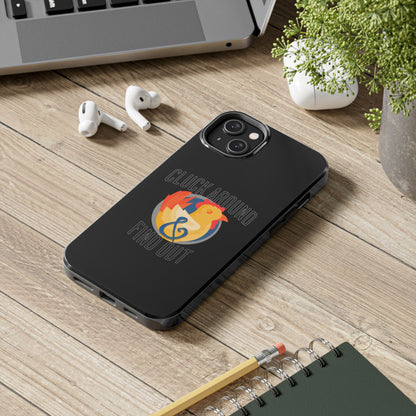 Funny Chicken Tough Phone Case - "Cluck Around & Find Out" - Durable Protection for Animal Lovers