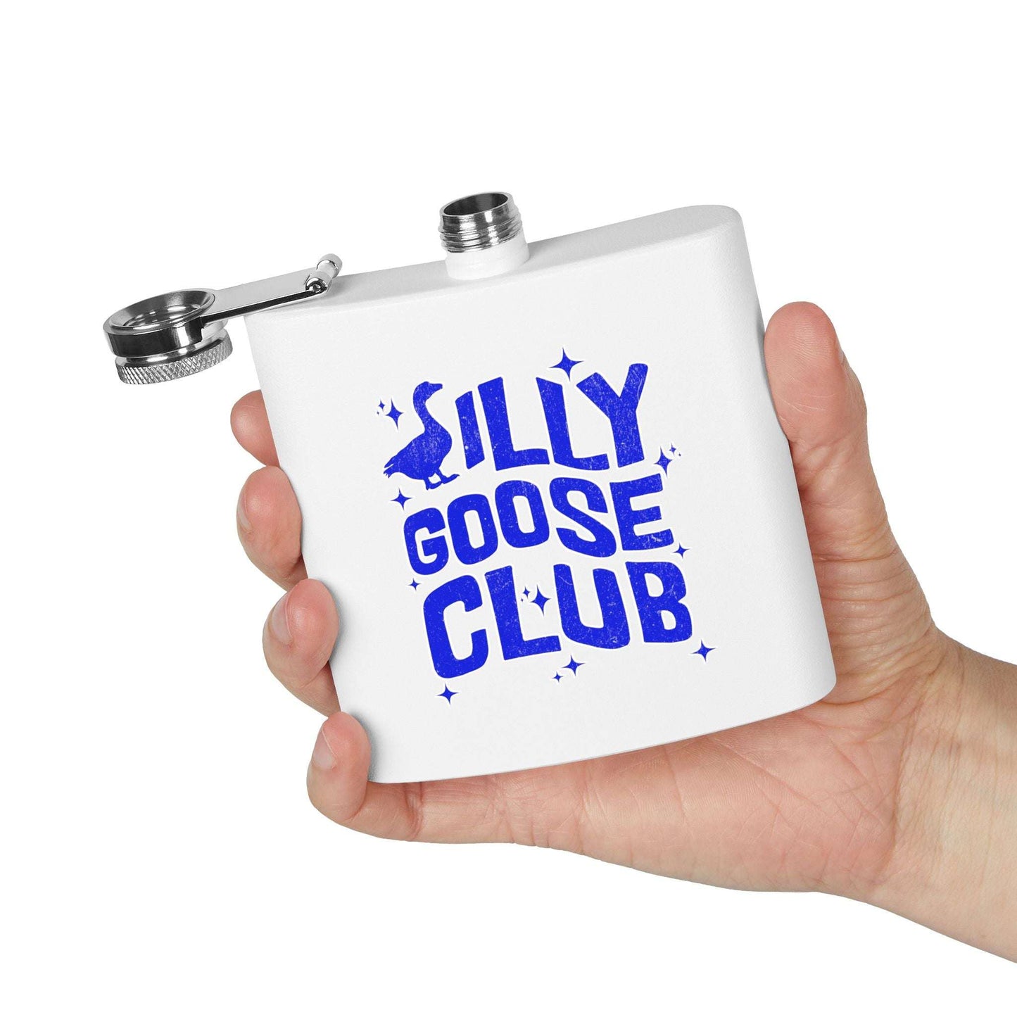 Silly Goose Club Stainless Steel Flask - 6oz