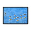 Serene Bird Reflection Canvas Wrap - Horizontal Wall Art for Nature Lovers