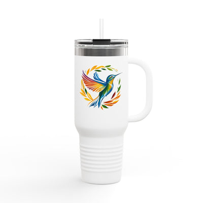 Hummingbird Rainbow Insulated Travel Mug, 40oz