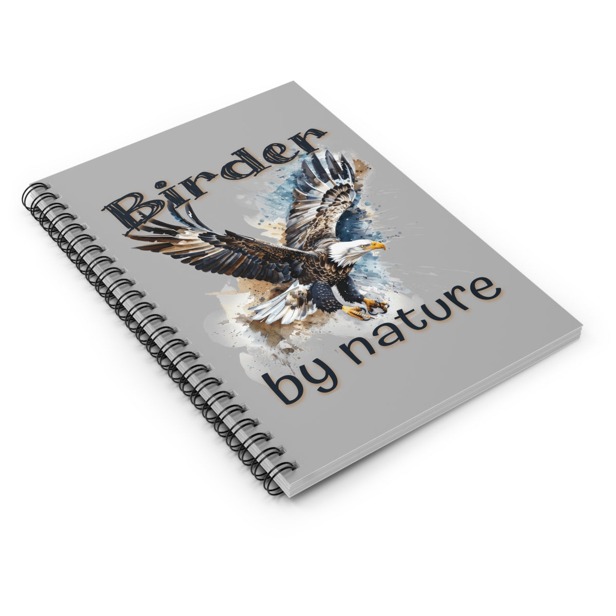 Birder Notebook Eagle Birder By Nature Bird Watching Spiral Notebook – The Nerdy Birder