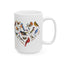 Heart Of Birds White Ceramic Mug