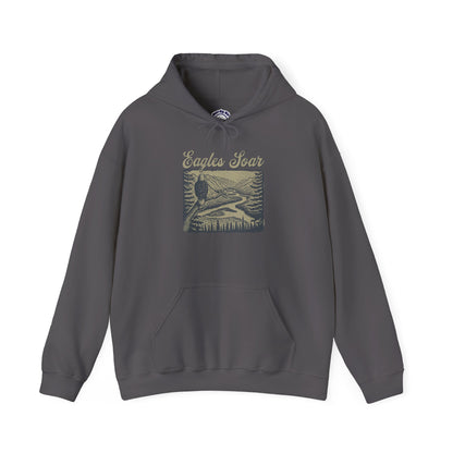 Eagle Soars Unisex Hoodie - Cozy Sweatshirt for Nature Lovers