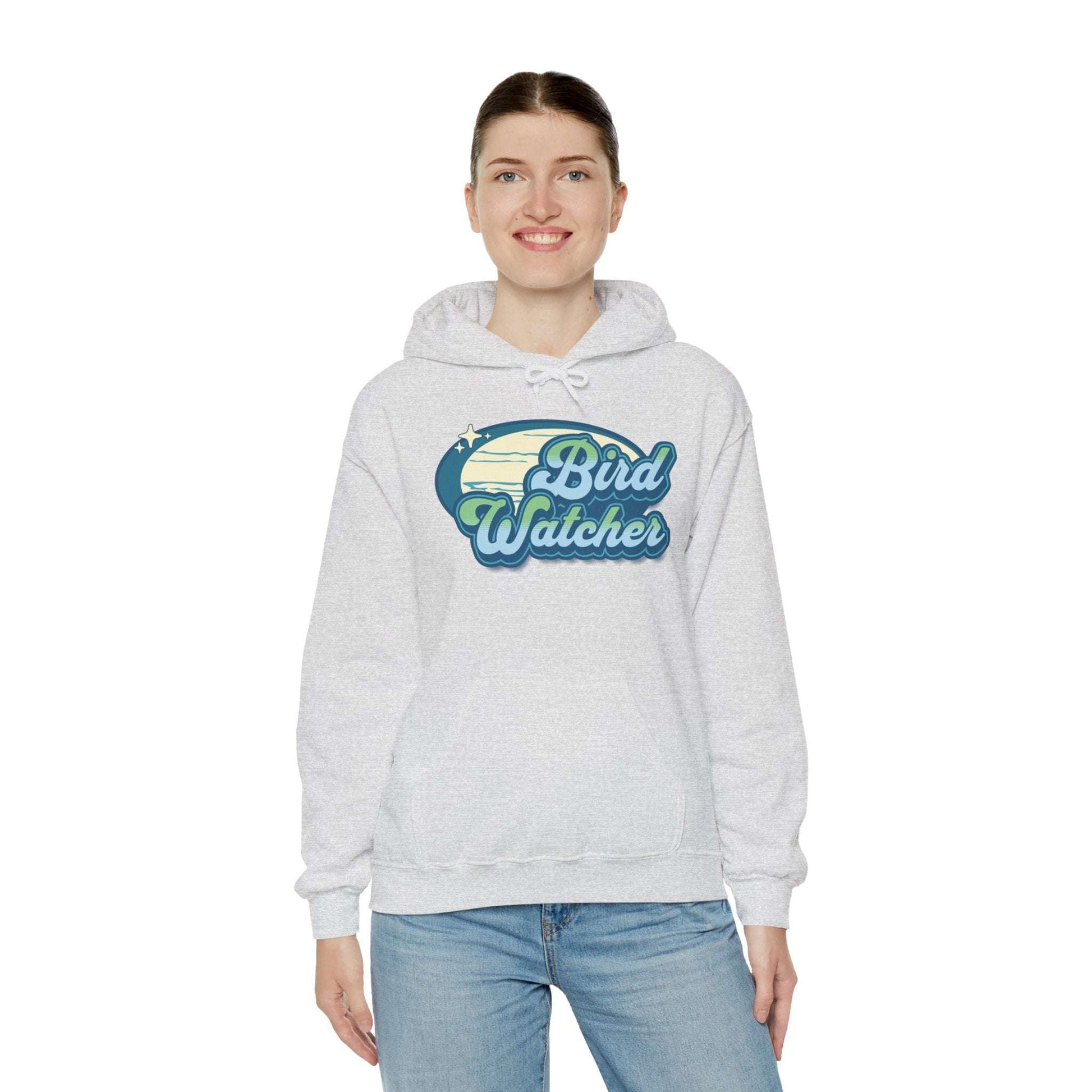 The Nerdy Birder Bird Watcher Teal Unisex Hoodie - Cozy Sweatshirt for Nature Lovers