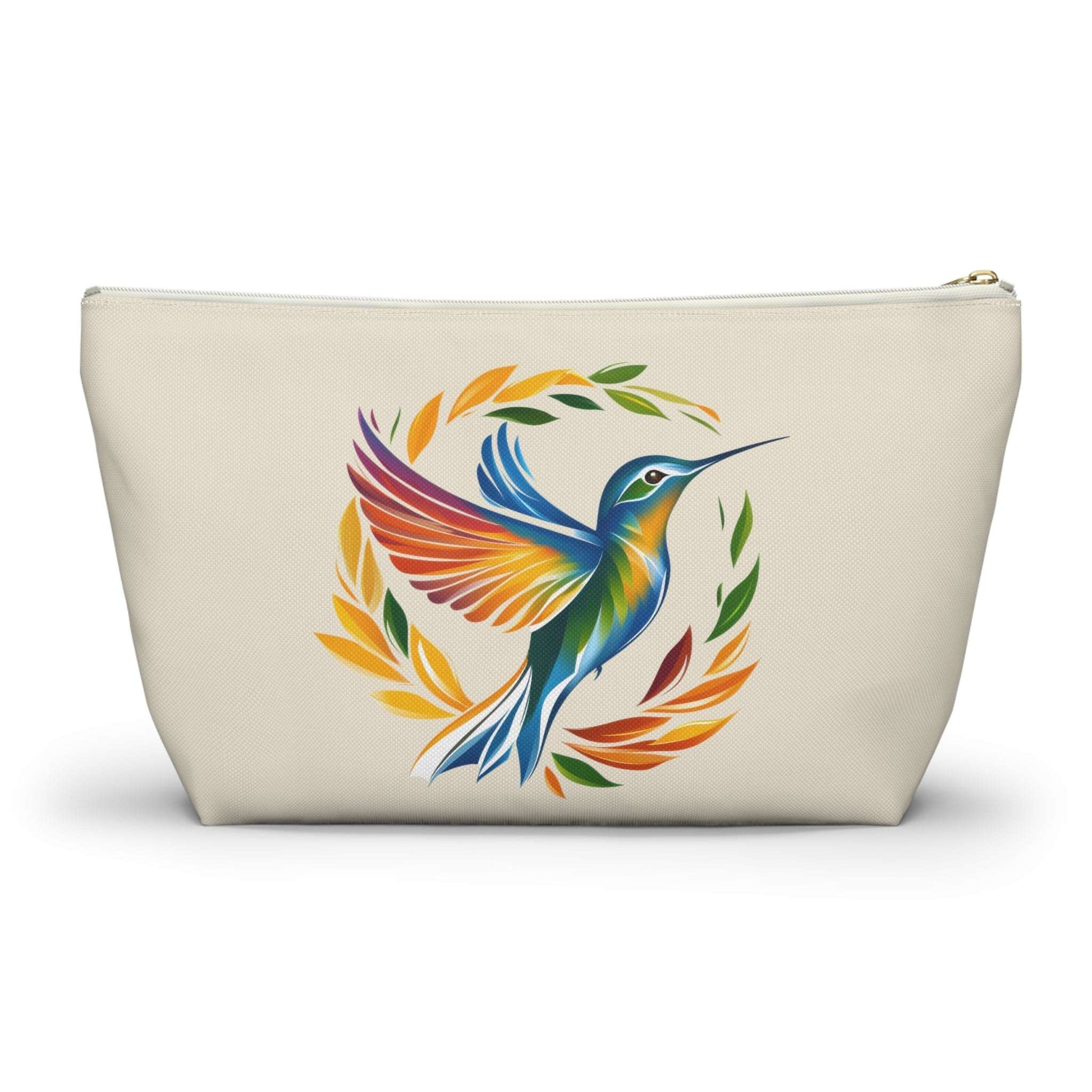 Hummingbird Rainbow Accessory Pouch Natural
