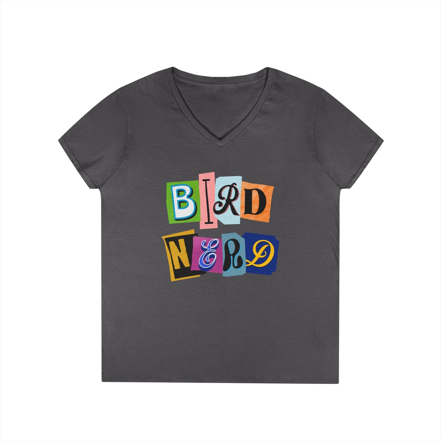Bird Nerd Ladies' V-Neck T-Shirt