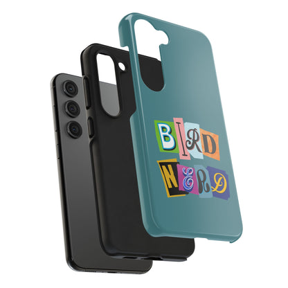 The Nerdy Birder - Bird Nerd Tough Phone Cover for Bird Lovers, Unique Gift for Wildlife Enthusiasts
