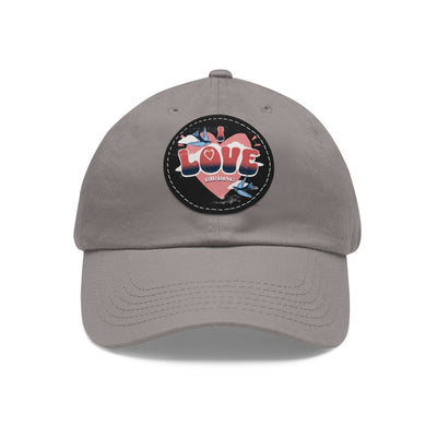The Nerdy Birder - "I Love BIrding" Dad Hat, Leather Patch Cap, Perfect Gift for Dads, Nature Lovers, Casual Style Cap, Summer Accessories