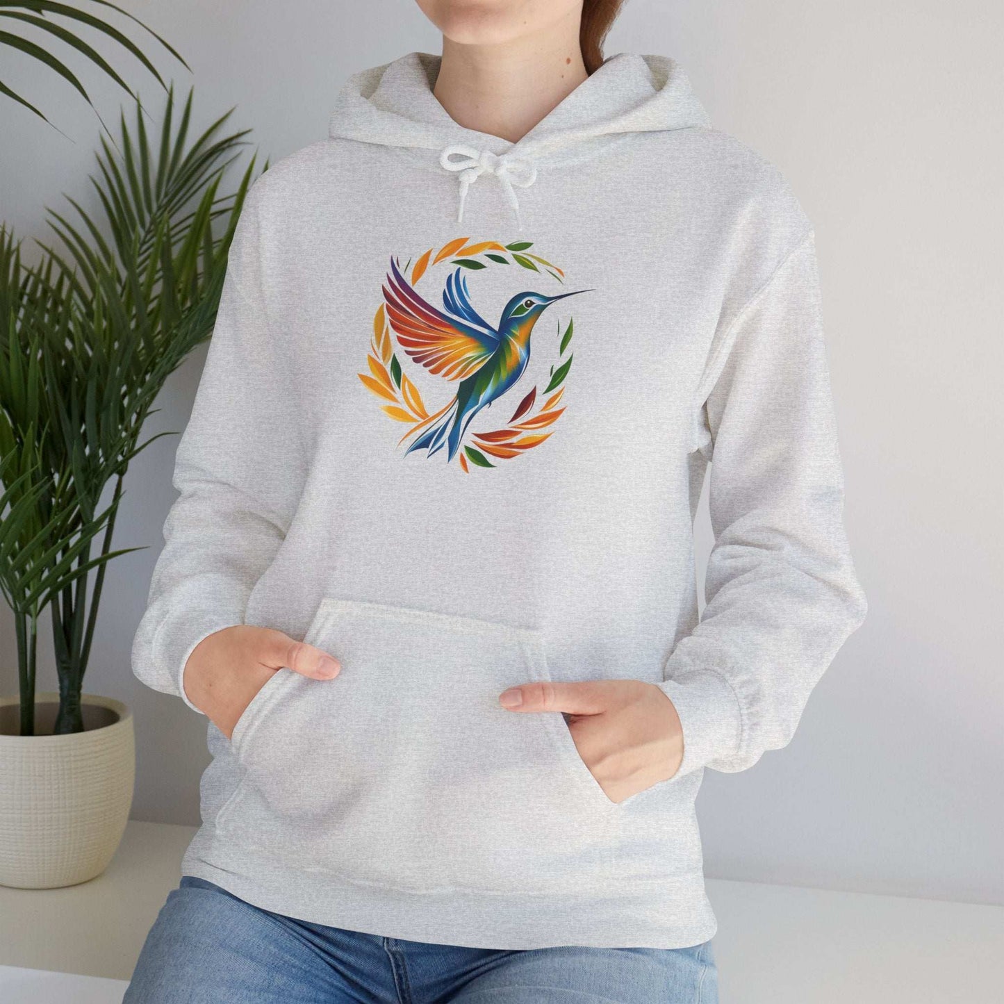 The Nerdy Birder Hummingbird Unisex Hoodie - Cozy Sweatshirt for Nature Lovers