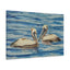 Elegant Pelican Canvas Gallery Wrap - Coastal Wall Art for Nature Lovers