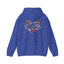 Bird Heart Unisex Hoodie Back Design - Cozy Sweatshirt for Nature Lovers