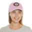 The Nerdy Birder - "Cool Birder Vibes" Dad Hat, Leather Patch Cap, Perfect Gift for Dads, Nature Lovers, Casual Style Cap, Summer Accessories