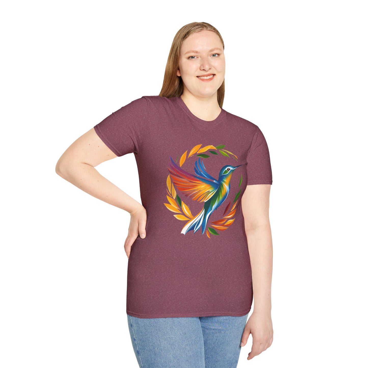 Hummingbird Rainbow Softstyle T-Shirt