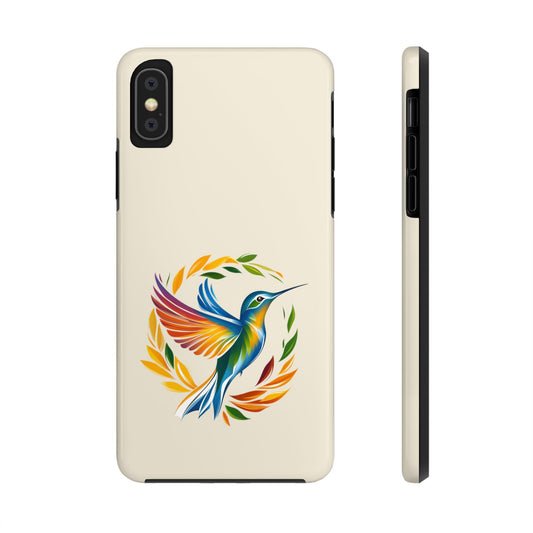 Hummingbird Rainbow Tough Phone Cases