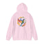Hummingbird Rainbow Hoodie Back Design - Cozy Sweatshirt for Nature Lovers