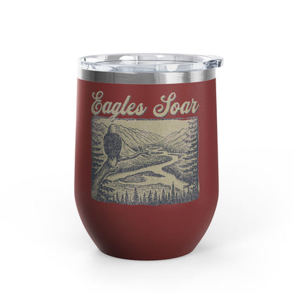 Eagles Soar Wine Tumbler, 12oz