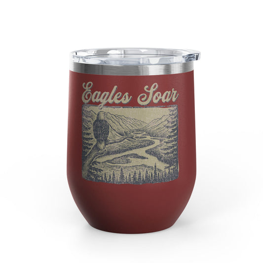 Eagles Soar Wine Tumbler, 12oz
